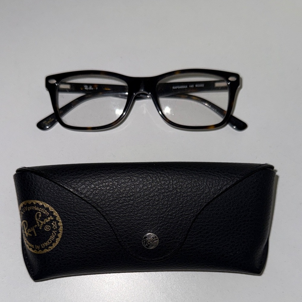 Ray-Ban Tortoise Shell Glasses with Black Case RAP5465AA 140 RC002